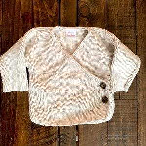 Hanna Anderson knit wrap top